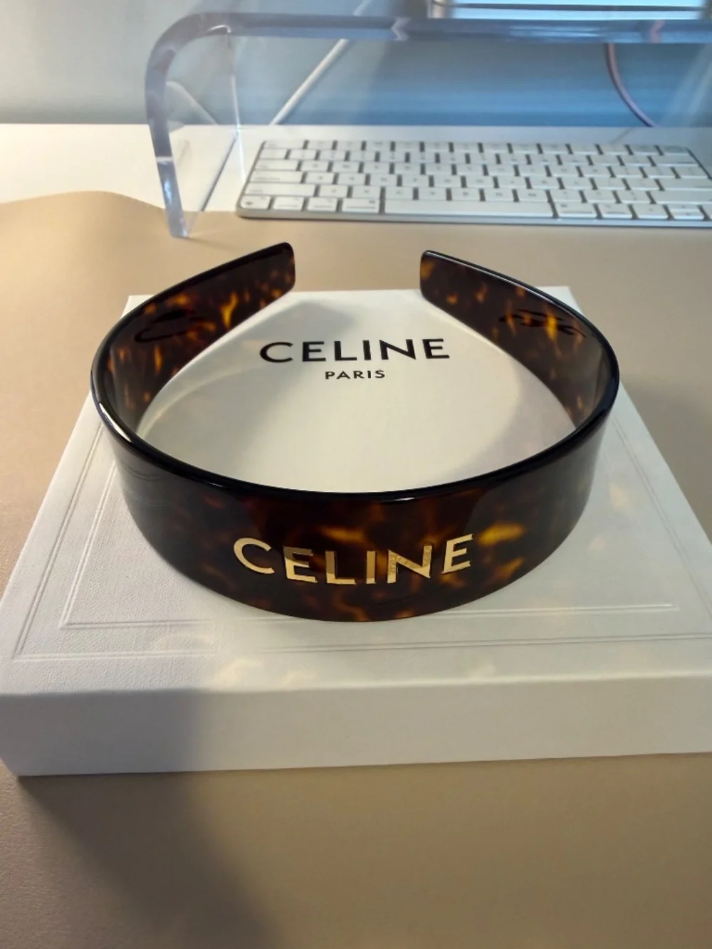 Celine Acetate Headband - Picture 2 of 7